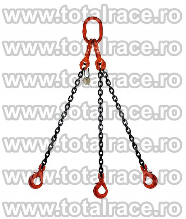 Dispozitiv de lanturi cu 3 brate cu carlige cu autoblocare