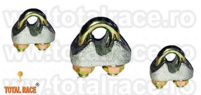 Bride electrogalvanizate cablu otel Total Race