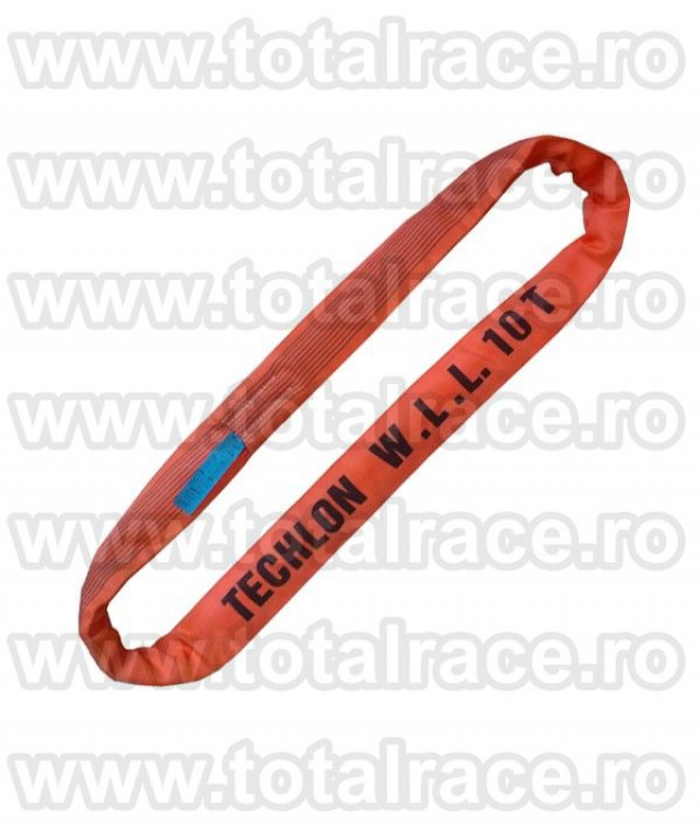 Chingi de ridicare din polyester cu urechi de prindere sau circulare pentru ridicat sarcini