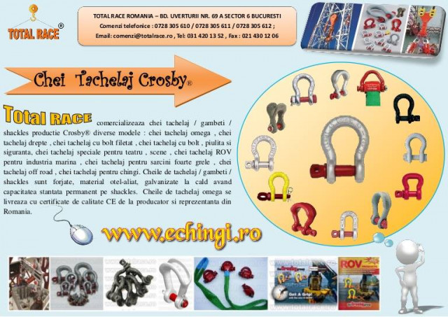 Chei de tachelaj, chei tachelaj omega, shackles, gambeti Total Race