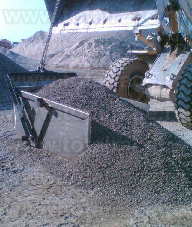 Bena macara cu autodescarcare  Haba basculabila