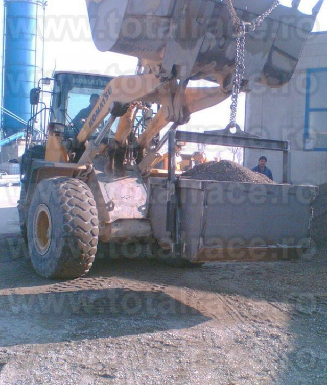 Bena macara cu autodescarcare  Haba basculabila