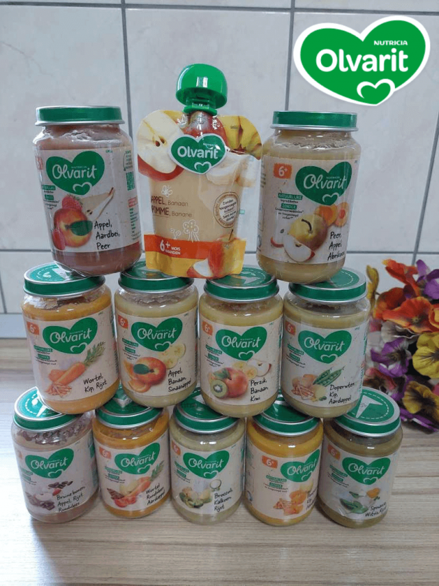 Olvarit mancare pentru bebelusi Curcan, Orez si Broccoli