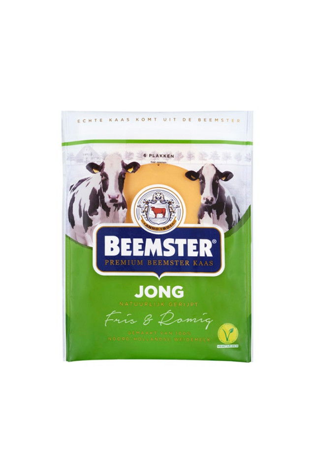 Branzeturi olandeze Beemster Jong branza felii 150g