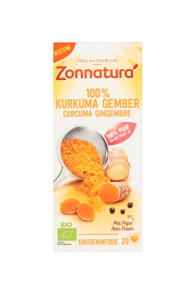 Zonnatura Ceai BIO Turmeric si Ghimbir Total Blue 0728.305.612